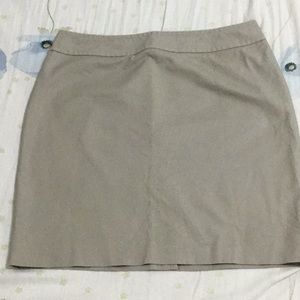 Khaki skirt from Banana republic